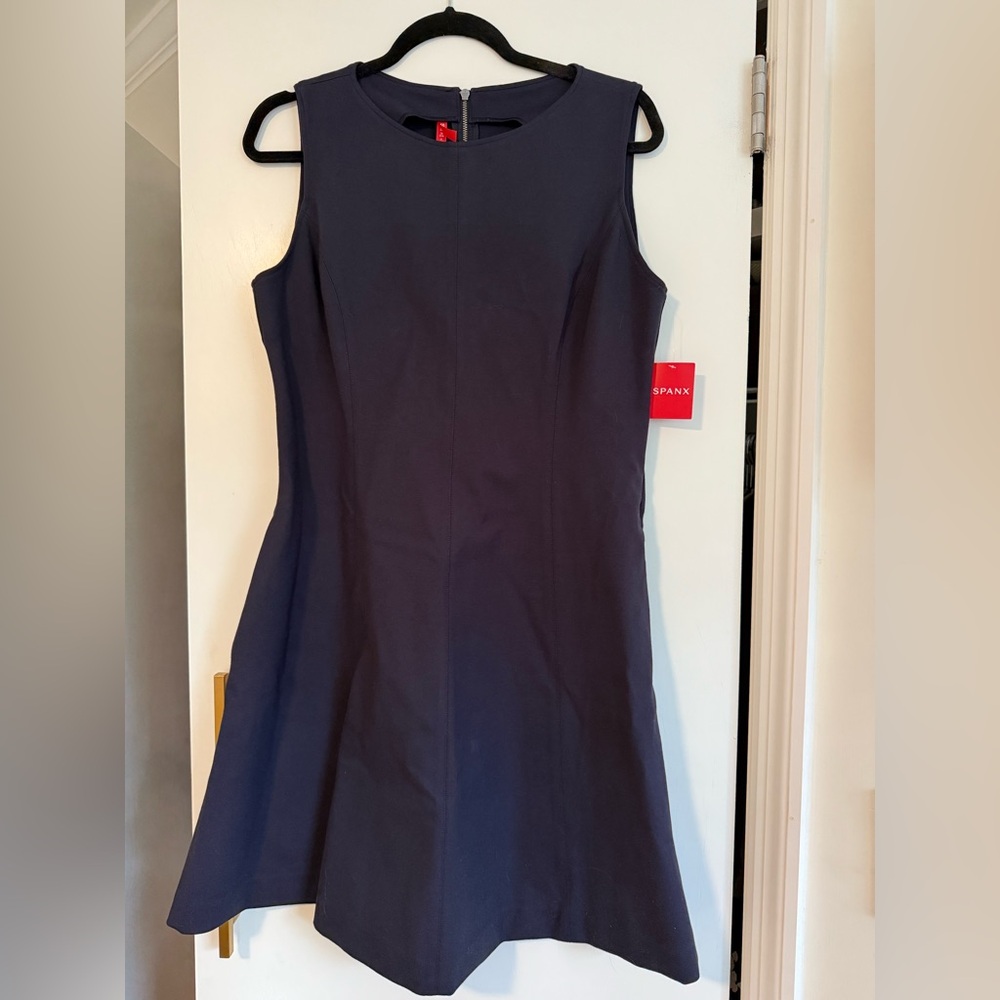 SPANX Navy Perfect Fit and FlareDress